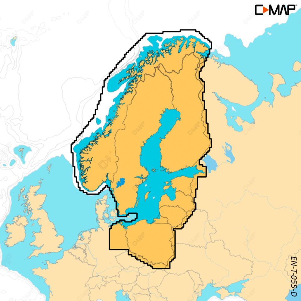C-MAP Discover X SWEDEN, Finland Baltic