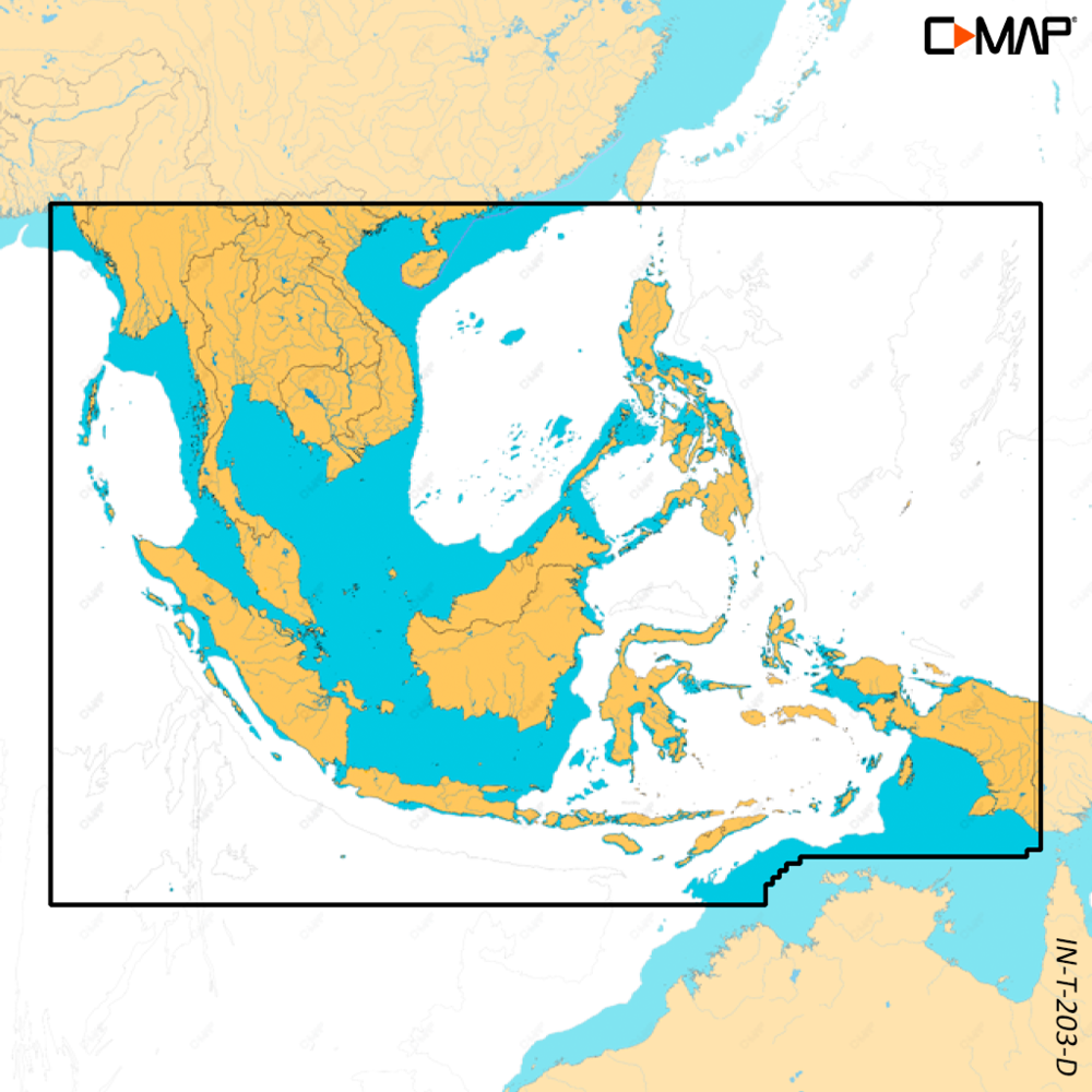 C-MAP Reveal X THAILAND, MALAYSIA, West