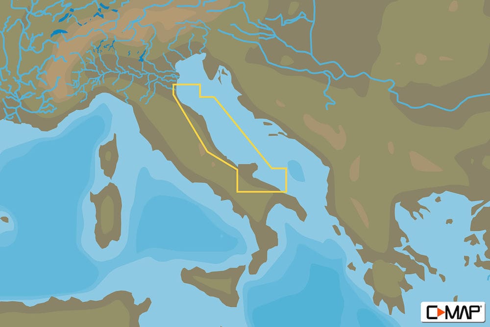 C-MAP EM-N061 : Bari To Ravenna