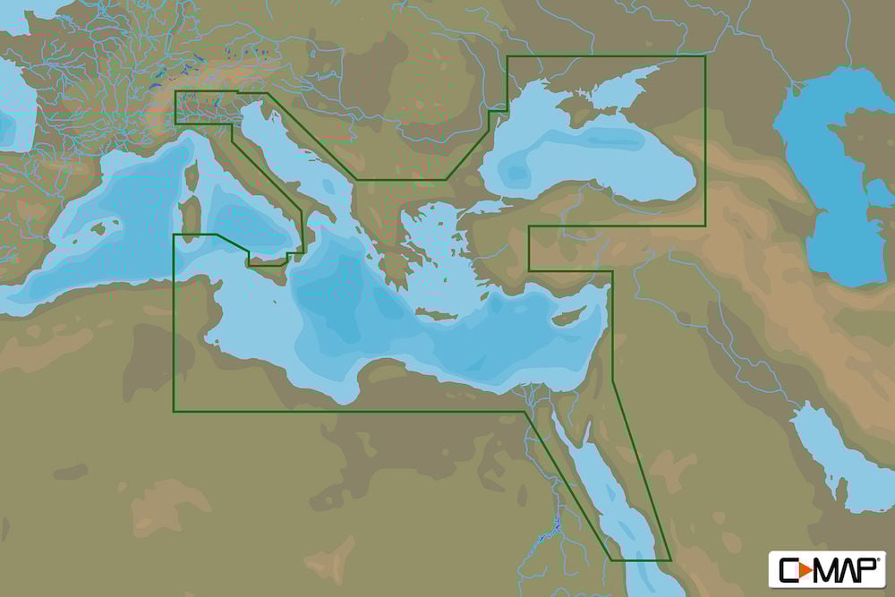 C-MAP EM-N111 : East Mediterranean
