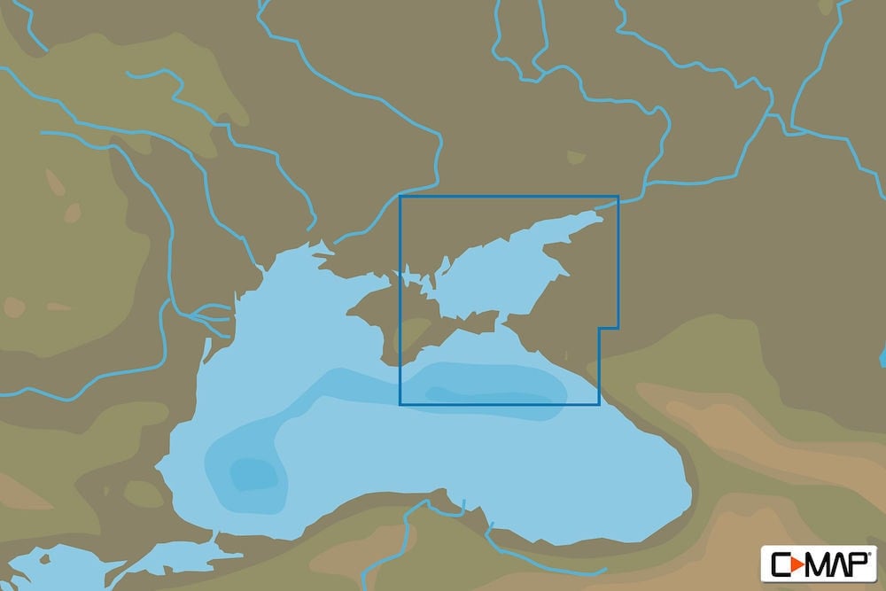 C-MAP EM-N121 : Azov Sea And Eastern Part Of Black Sea