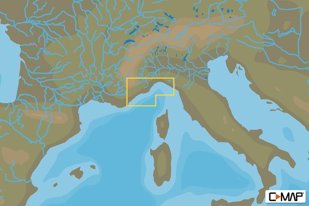 C-MAP EM-N135 : MAX-N L: SAINT TROPEZ TO LERICI : Mediterranean and Black Sea - Local