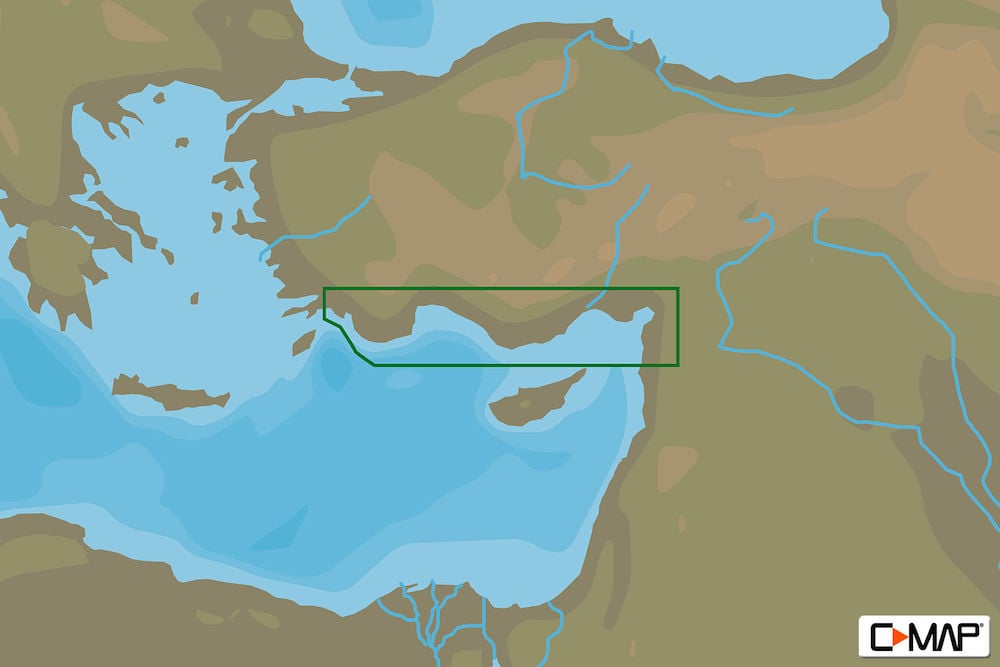 C-MAP EM-N150 : MAX-N L: EKINCIK TO ULUCINAR : Mediterranean and Black Sea - Local