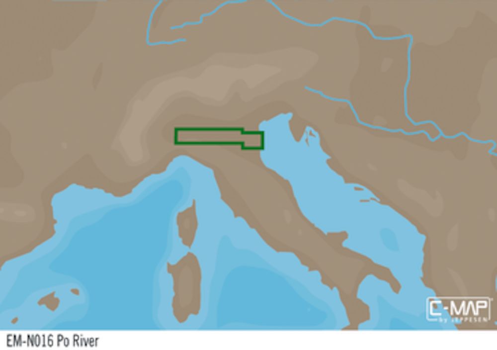 C-MAP EM-Y016 : Po River