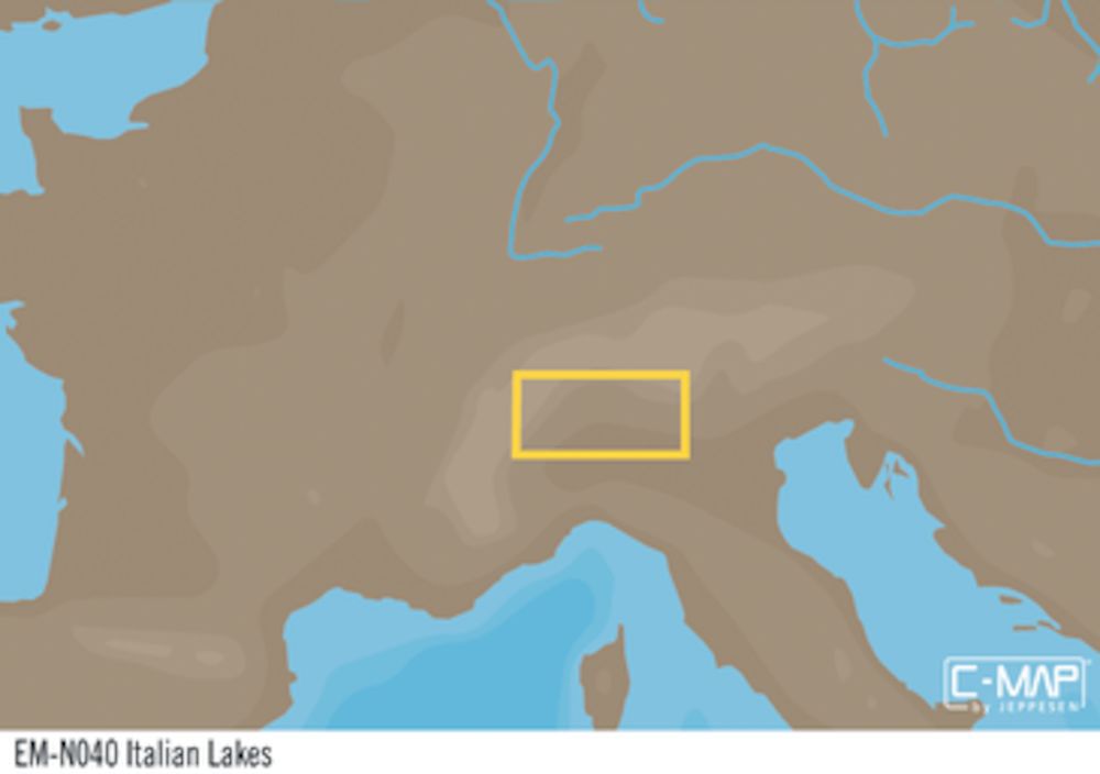 C-MAP EM-Y040 : Italienische Seen