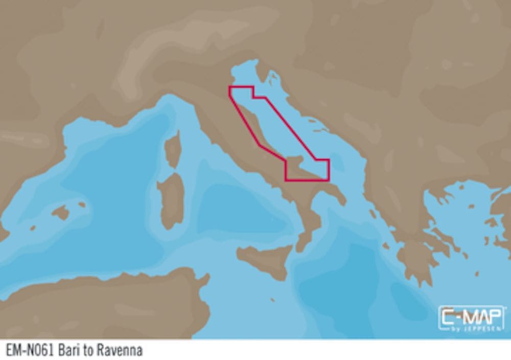 C-MAP EM-Y061 : Bari bis Ravenna