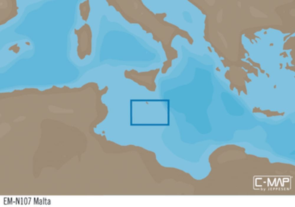 C-MAP EM-Y107 : Malta