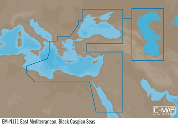 C-MAP EM-Y111 - E-Mediterranean