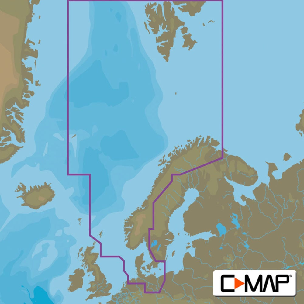 C-MAP EN-M300 - North Sea And Denmark - MAX - European - Wide