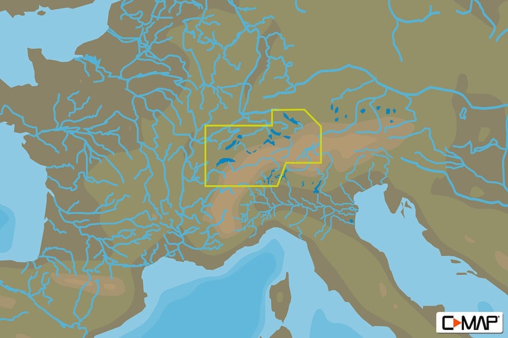 C-MAP EN-N067 : Swiss And Constance Lakes
