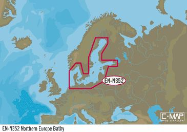 C-MAP EN-N352 : Northern Europe Bathy