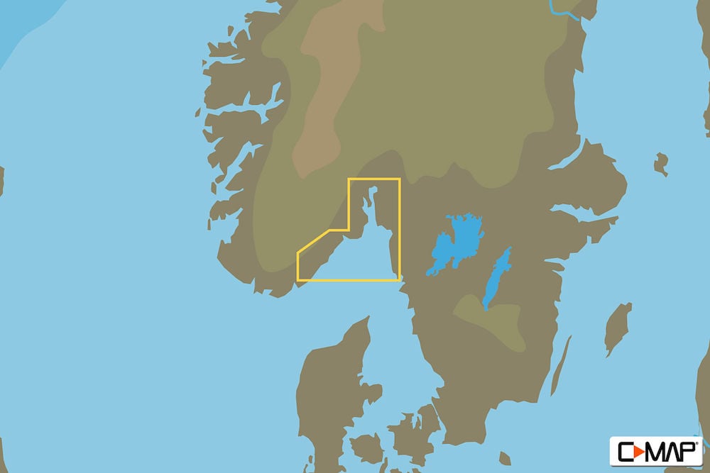 C-MAP EN-N584 - Fiskebaeckskil-Lyngdal - MAX-N-European-Local