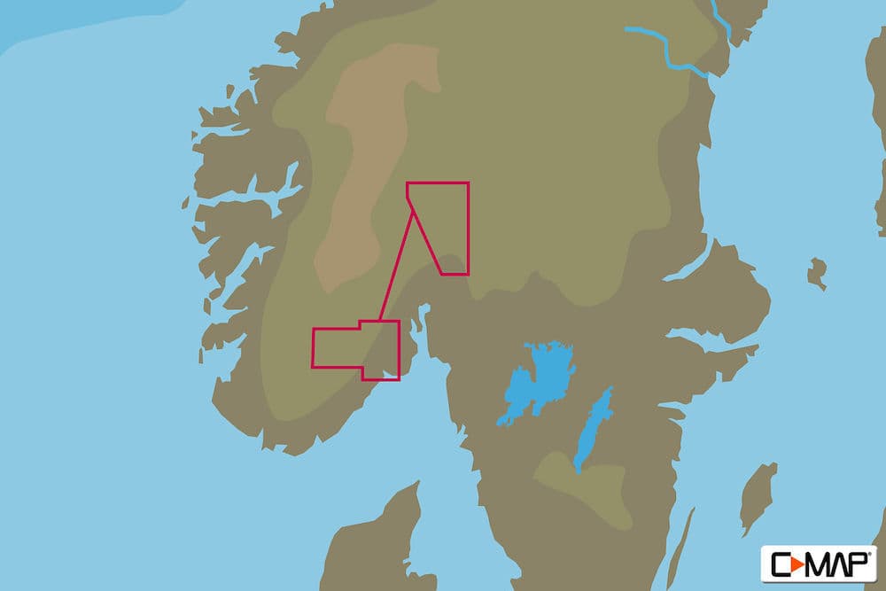 C-MAP EN-N586 : Norwegian Inland Waters