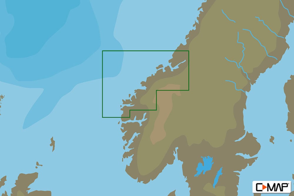 C-MAP EN-N593 - Dalsfjorden To Brandsfjorden - MAX-N-European-Local