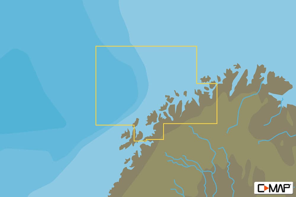 C-MAP EN-N596 : Lavangsfjorden To Bukta