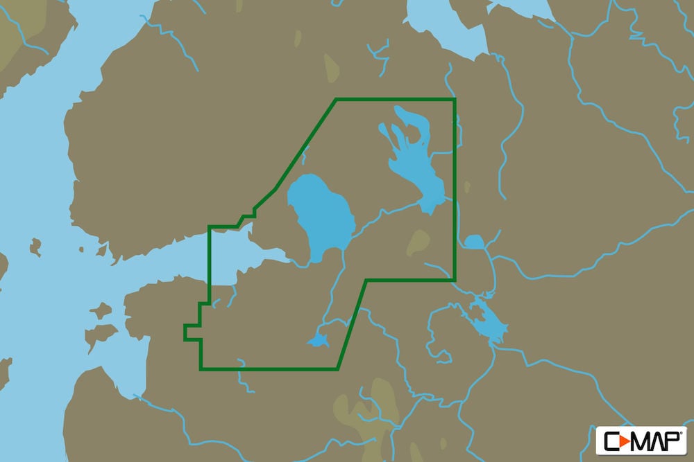 C-MAP EN-N604 : Russian Lakes