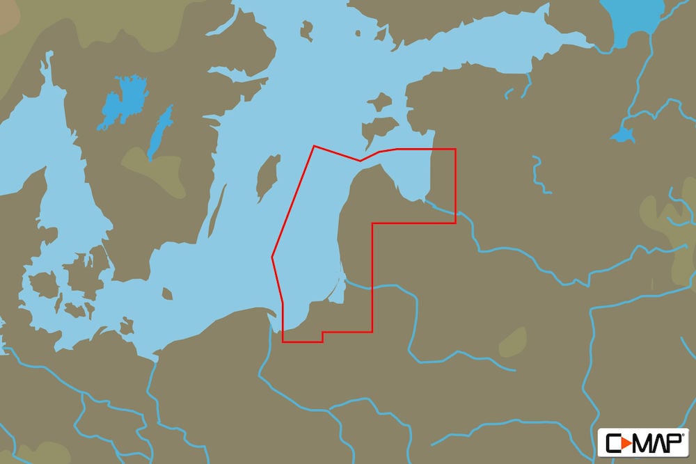 C-MAP EN-N614 : Latvia