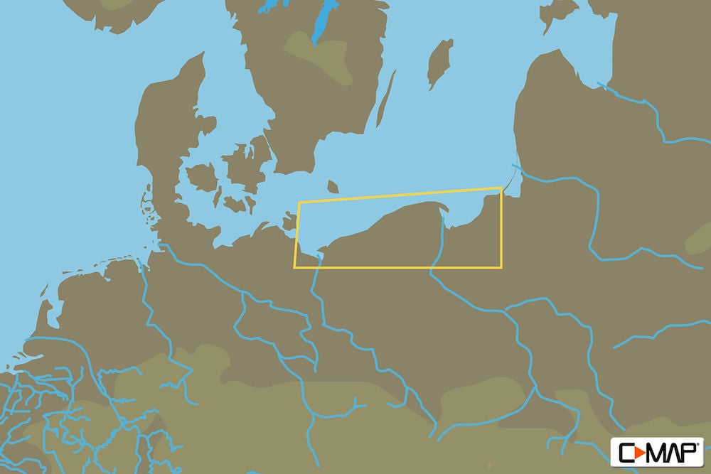 C-MAP EN-N803 - Polish Coasts - MAX-N-European-Local