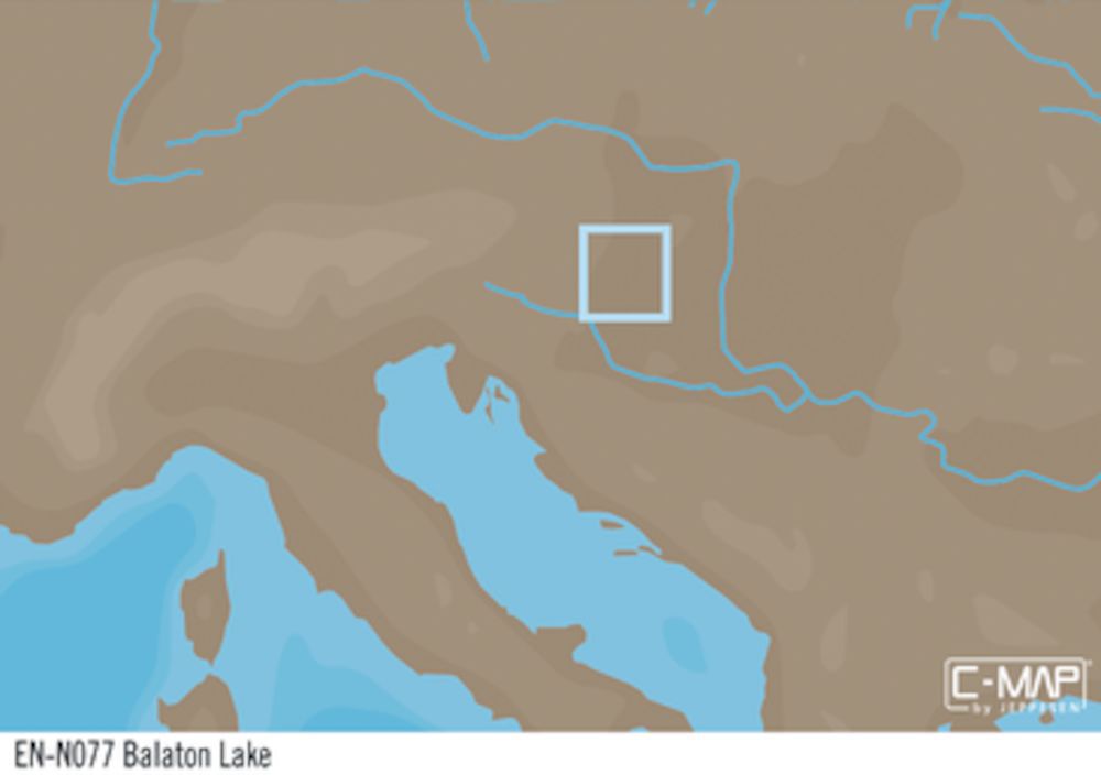 C-MAP EN-Y077 : Balaton Lake