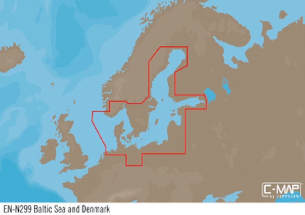 C-MAP EN-Y299 : Baltic Sea and Denmark