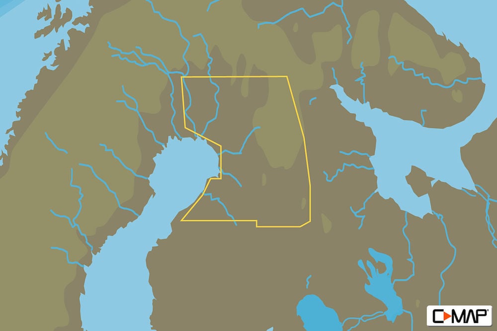 C-MAP EN-Y328 : MAX-N+ L: FINLAND LAKES CENTRAL : Freshwaters West Europe - Local