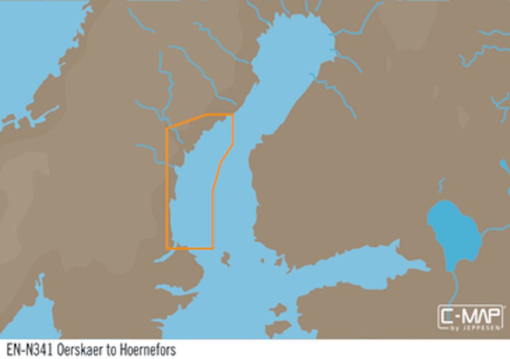 C-MAP EN-Y341 : Oerskaer to Hoernefors