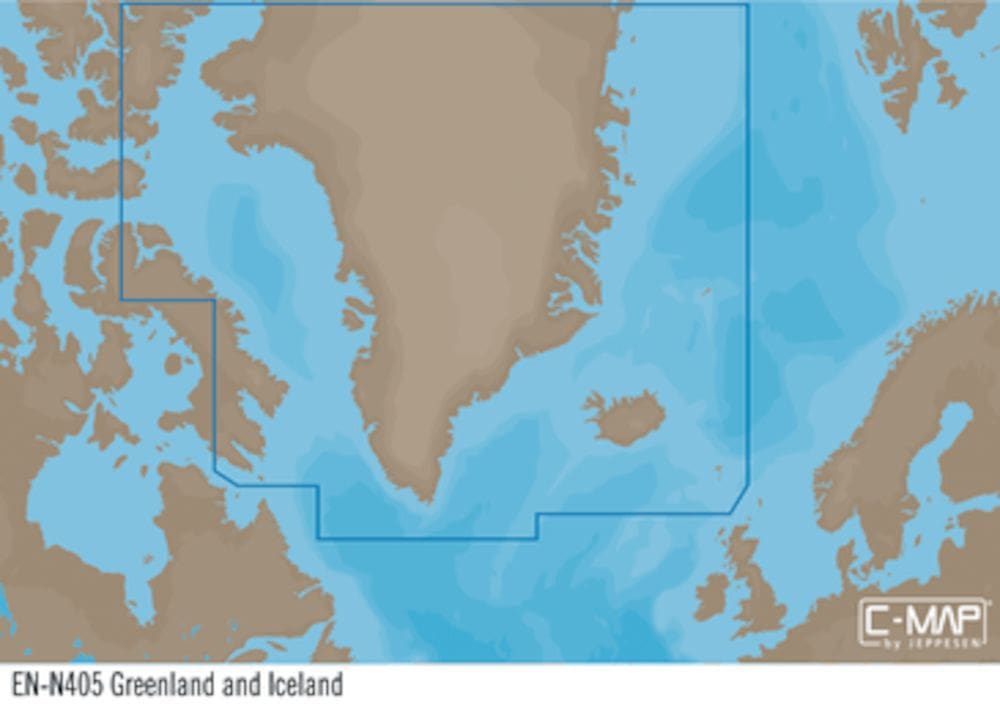 C-MAP EN-Y405 : Groenlandia e Islanda