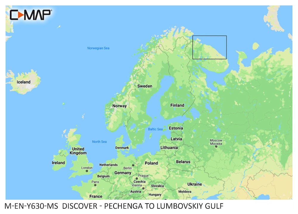 C-MAP EN-Y630 - Pechenga - Lumbovskiy Gulf - MAX-N+ - European - Local
