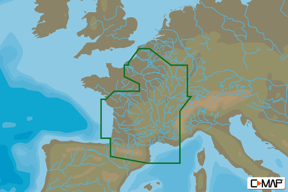 C-MAP EW-N225 : France Inland
