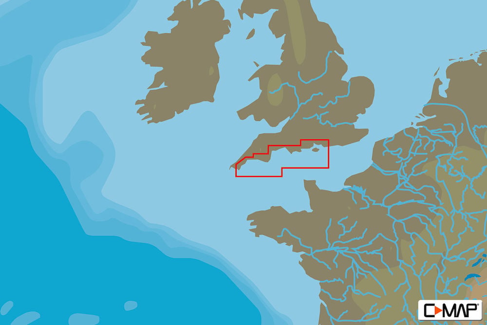 C-MAP EW-N319: MAX-N L: Lizard Point TO LITTLEHAMPTON: West European C