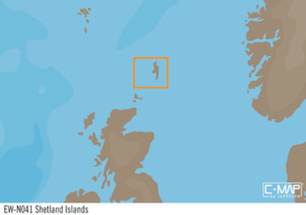 C-MAP EW-Y041 : Isole Shetland