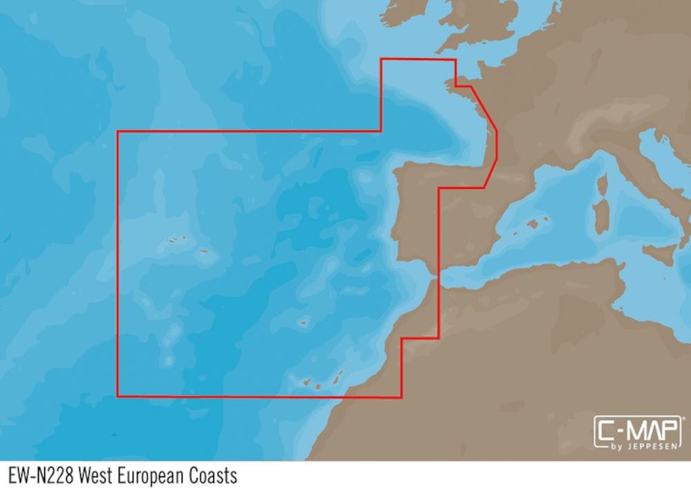 C-MAP EW-Y228 : West European Coasts