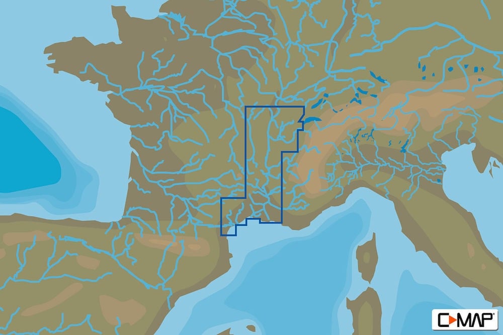 C-MAP EW-Y234 : France South Inland Waters