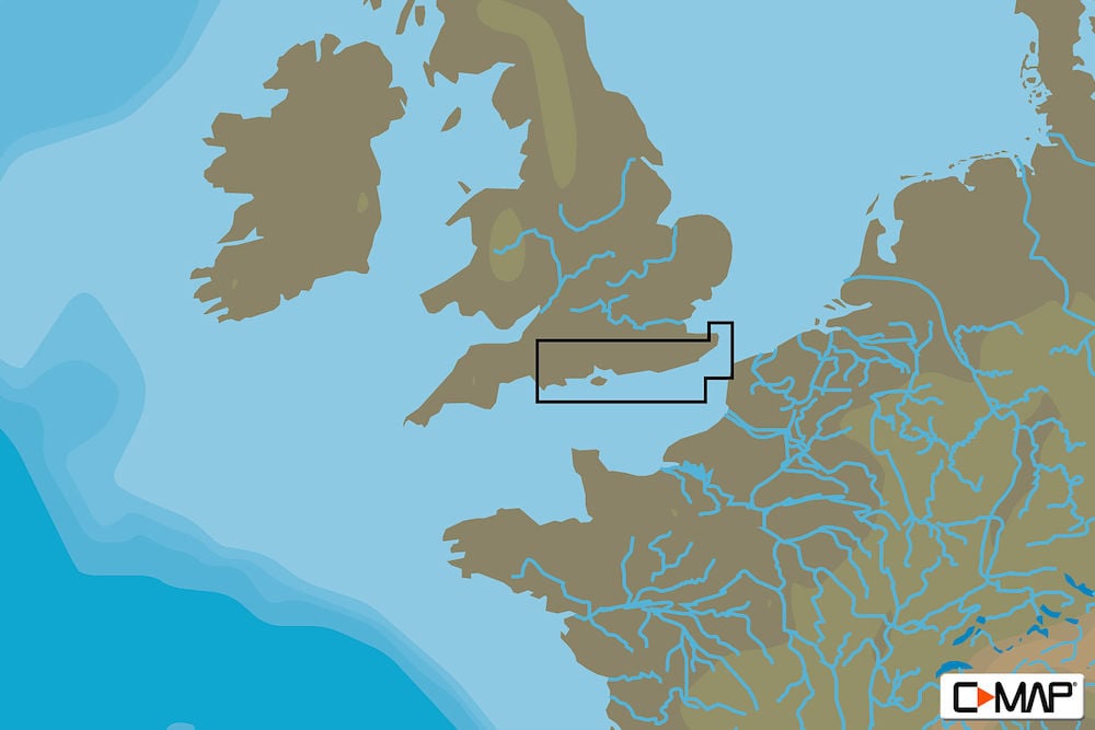 C-MAP EW-Y329 : MAX-N+ L: MARGATE TO PORTLAND HARBOUR : West European Coasts - Local