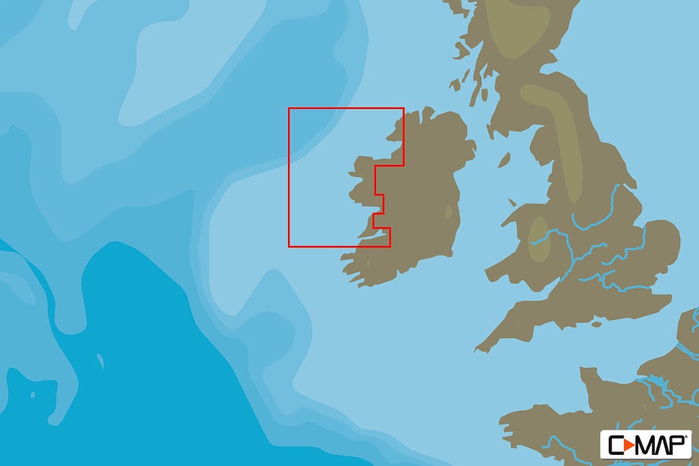 C-MAP EW-Y331 : MAX-N+ L: LIMERICK TO TORY ISLAND : West European Coasts - Local