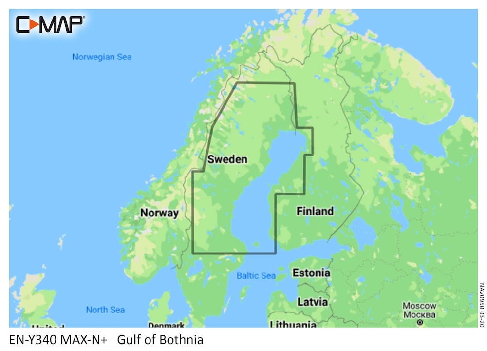 C-MAP GULF OF BOTHNIA-MAX-N+