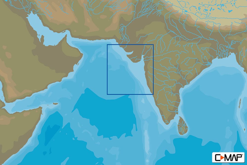 C-MAP IN-Y211 : India North West Coasts