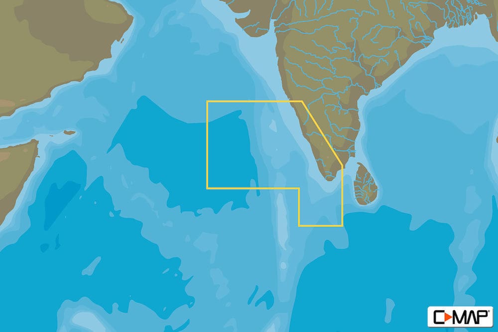 C-MAP IN-Y212 : India South West Coasts