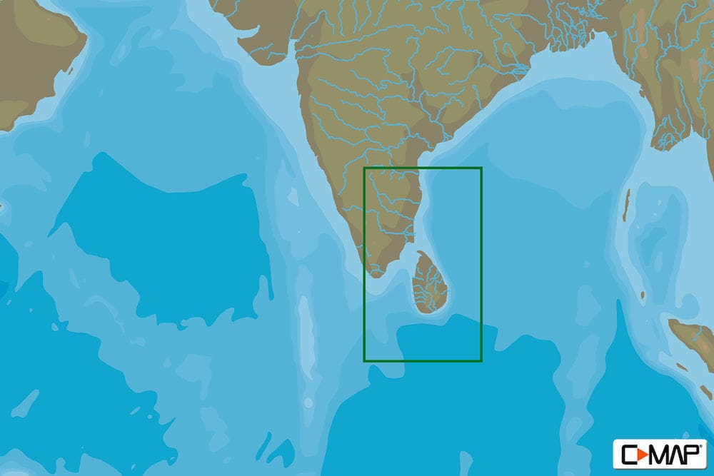 C-MAP IN-Y213 : India South East Coast &amp; Sri Lanka