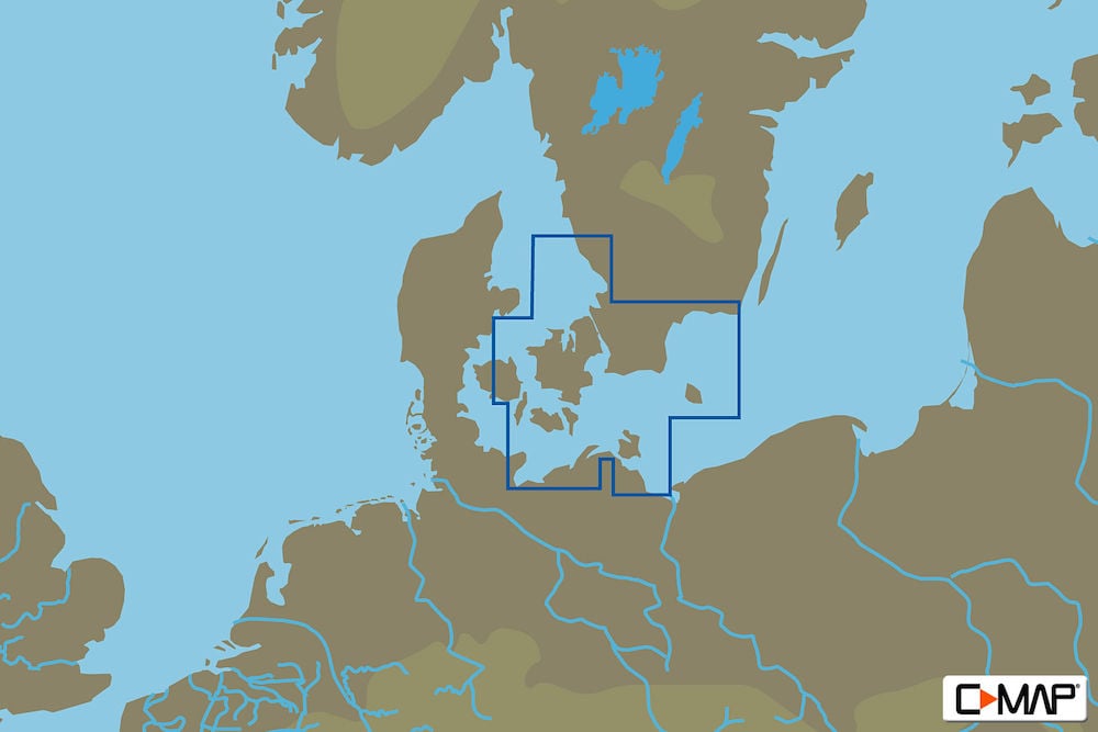 C-MAP KARLSKRONA TO EMDEN-MAX-N