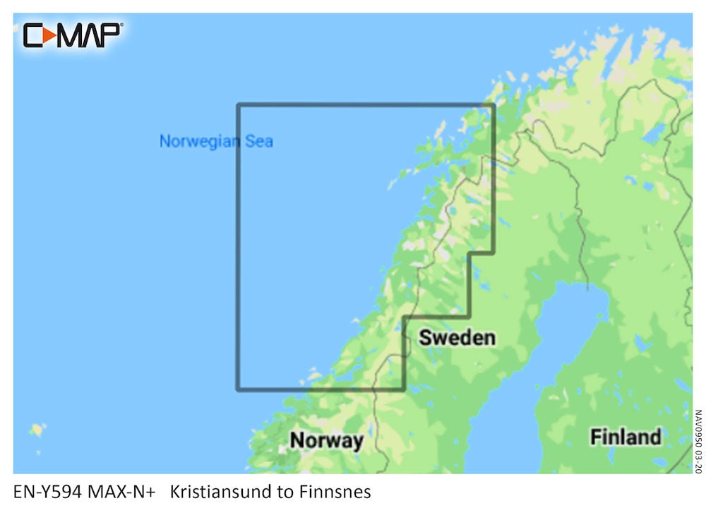 C-MAP KRISTIANSUND - FINNSNES-MAX-N+