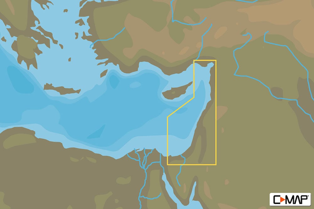 C-MAP ME-N015 : MAX-N L: ISRAEL