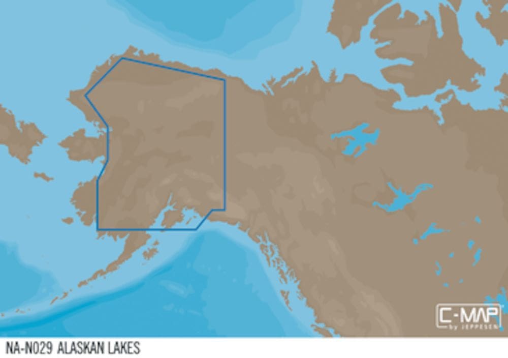 C-MAP NA-Y029 : Alaskan Lakes