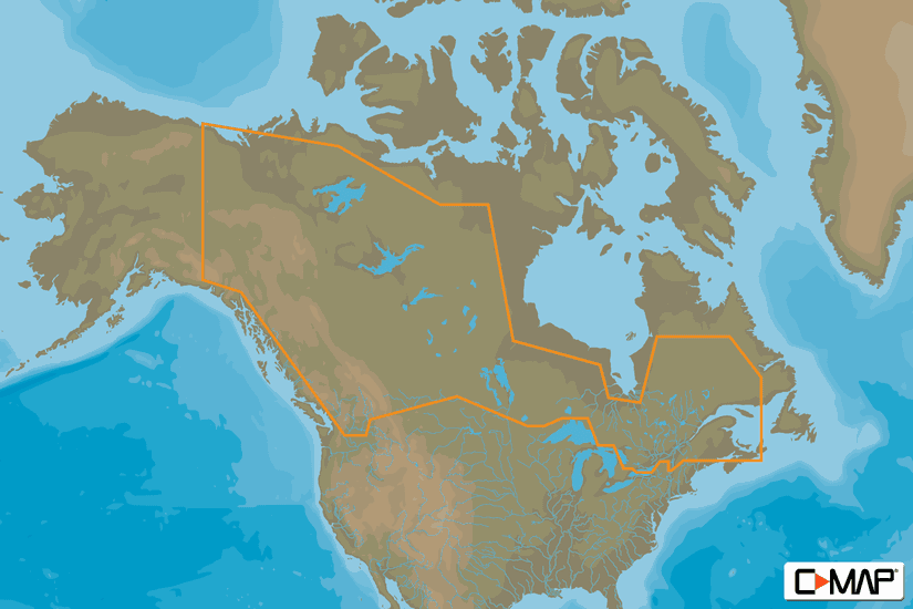 C-MAP NA-Y048 - Canada Lakes - MAX-N+ - AMER - Lakes Regional