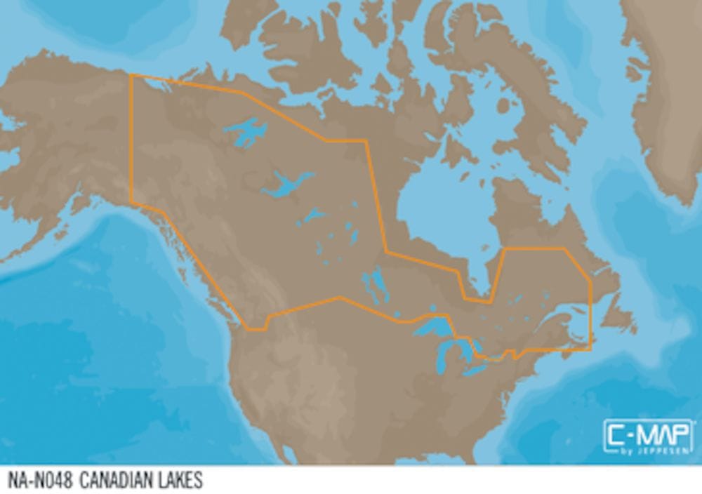 C-MAP NA-Y048 : Canadian Lakes