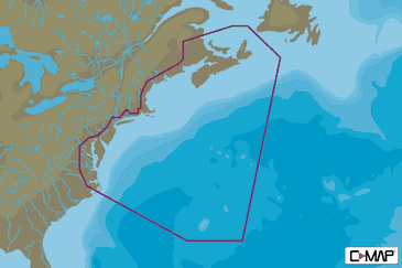 C-MAP NA-Y062 - Nova Scotia To Chesapeake Bay - MAX-N+ - AMER - Wide