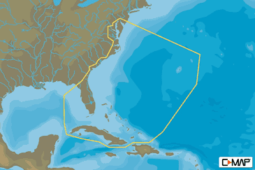 C-MAP NA-Y063 - Chesapeake Bay To Cuba - MAX-N+ - AMER - Wide