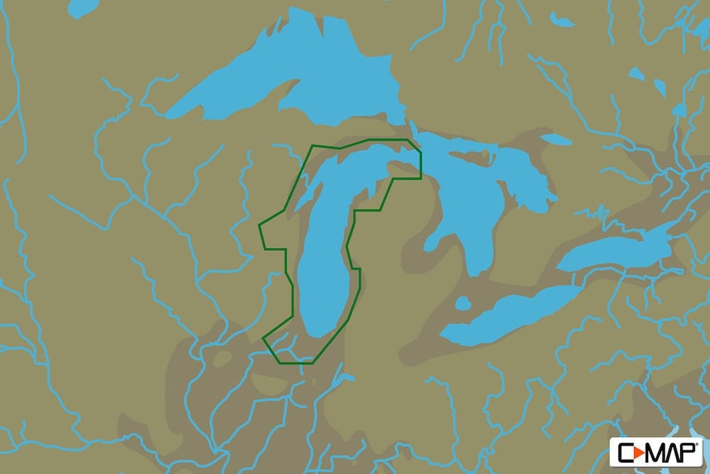 C-MAP NA-Y931 : Lake Michigan