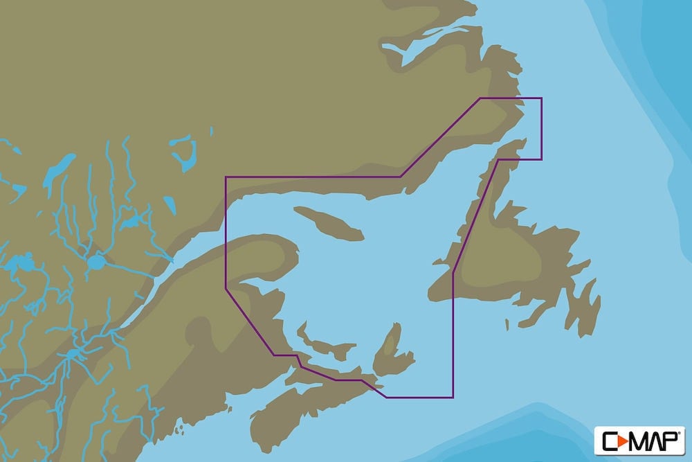 C-MAP NA-Y936 : Gulf of St. Lawrence