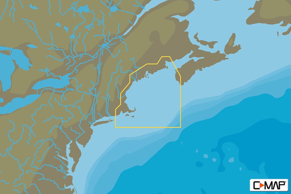 C-MAP NA-Y939 : Passamaquoddy Bay to Block Island